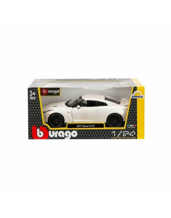 Bburago 1:24 Nissan GT-R 2017 Model Araba