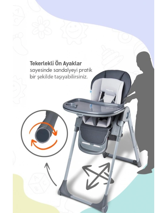 BC511 Plus Mama Sandalyesi Antrasit