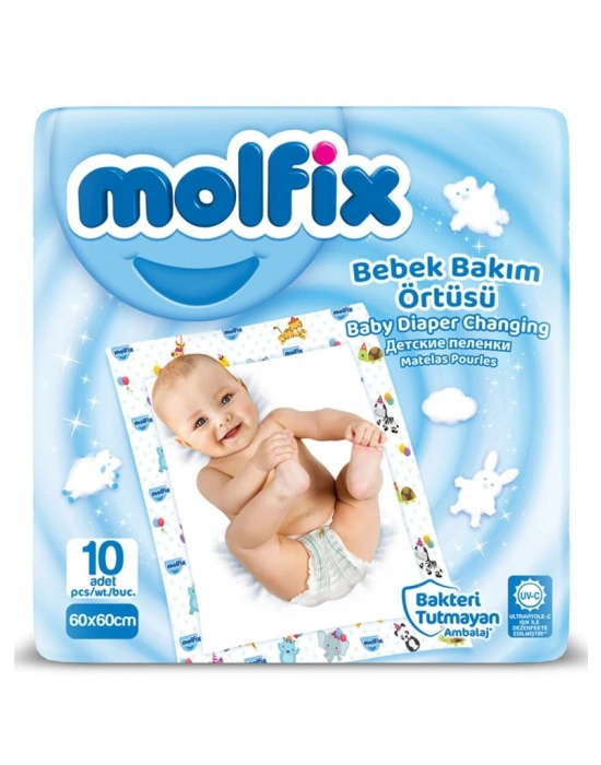 Bebek Bakım Örtüsü 60x60 10 Adet
