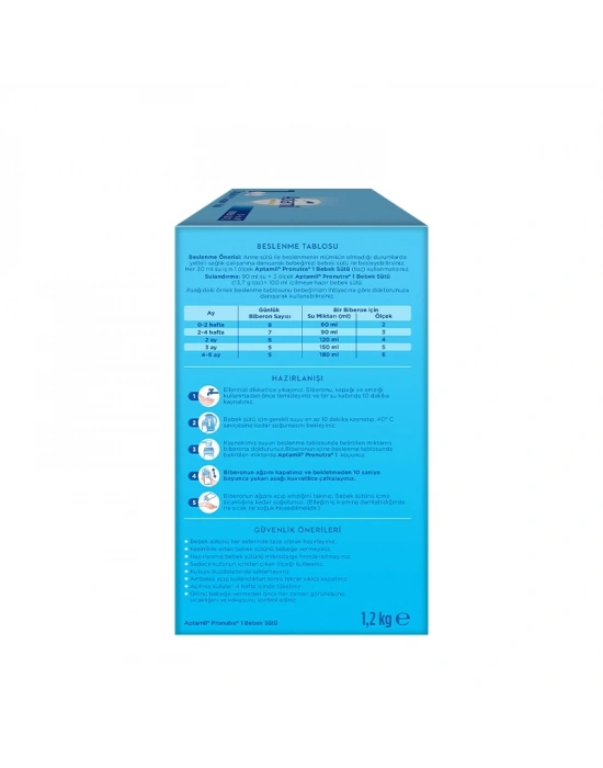 Bebek Sütü Maması No1 0-6 Ay 1200 Gr