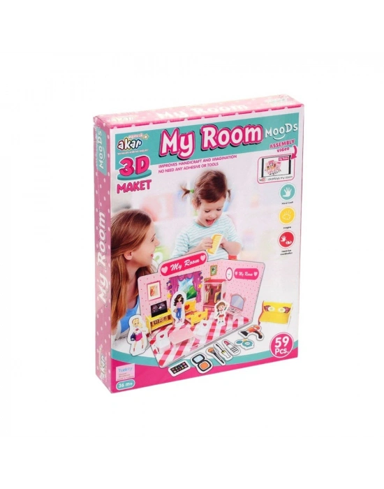 Benim Odam Maket 3 Boyutlu Puzzle