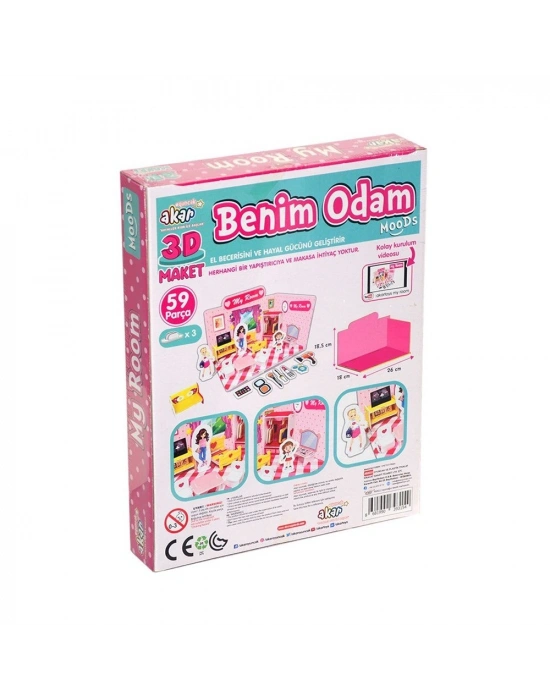 Benim Odam Maket 3 Boyutlu Puzzle