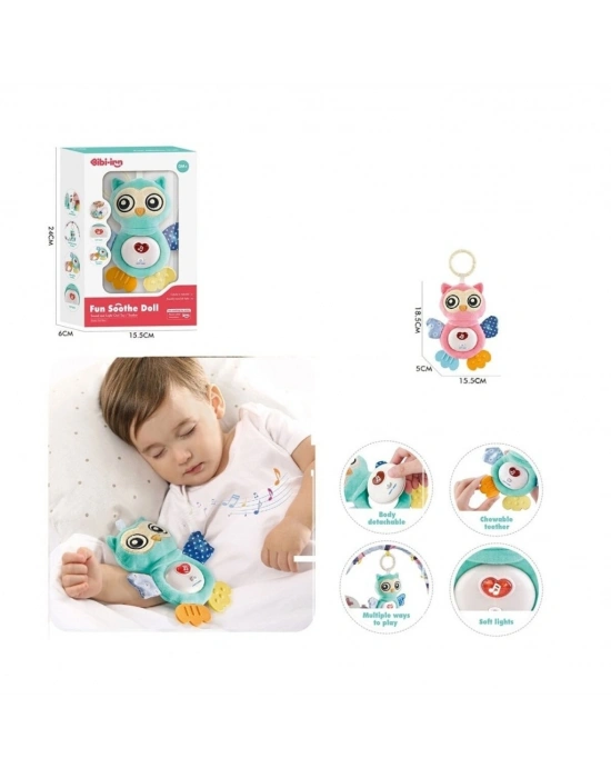 BIB6008 -Vardem Işıklı Ve Sesli Bebek Baykuşu