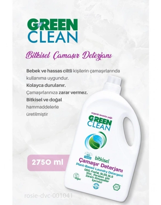 Bitkisel Çamaşır Deterjanı 2750 ml (55 Yıkama)