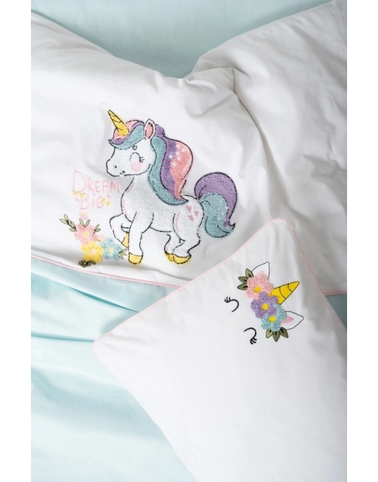 Box Punch Nakışlı Bebek Nevresim Takımı Dolly
