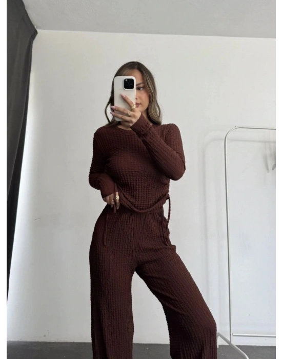 Bubble alt üst takım kahve pt510446