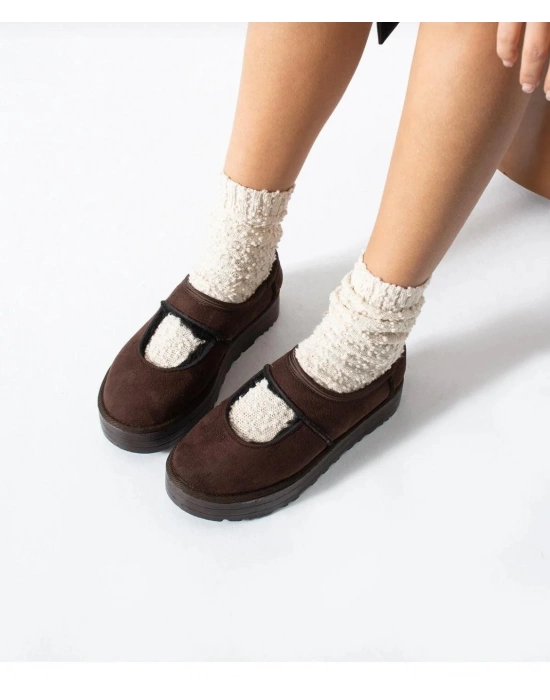 Carren Kahverengi Süet Bot