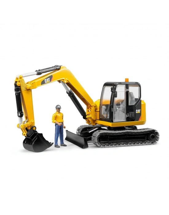 Cat Mini Ekskavatör Ve İnşaat İşçisi BR02466