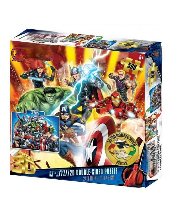 Çift Taraflı Puzzle 500 Parça