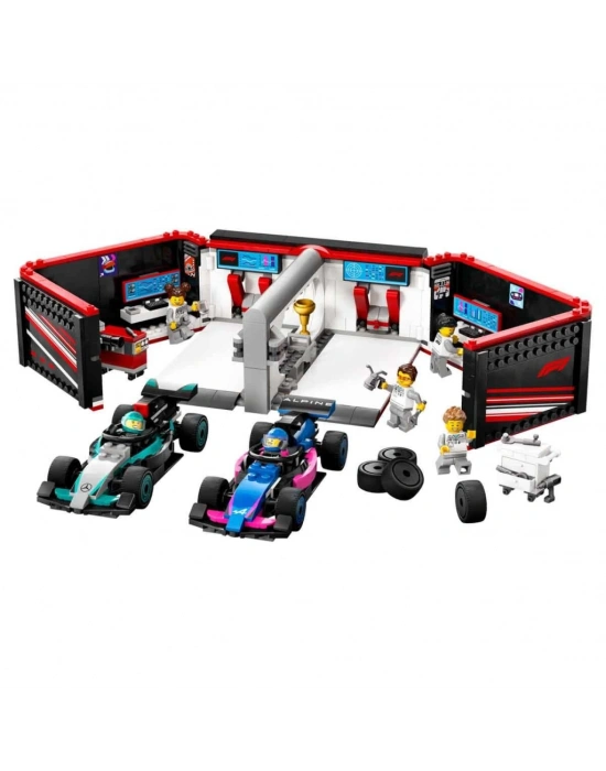 City F1 Garajı ve Mercedes-AMG ve Alpine Arabaları 60444