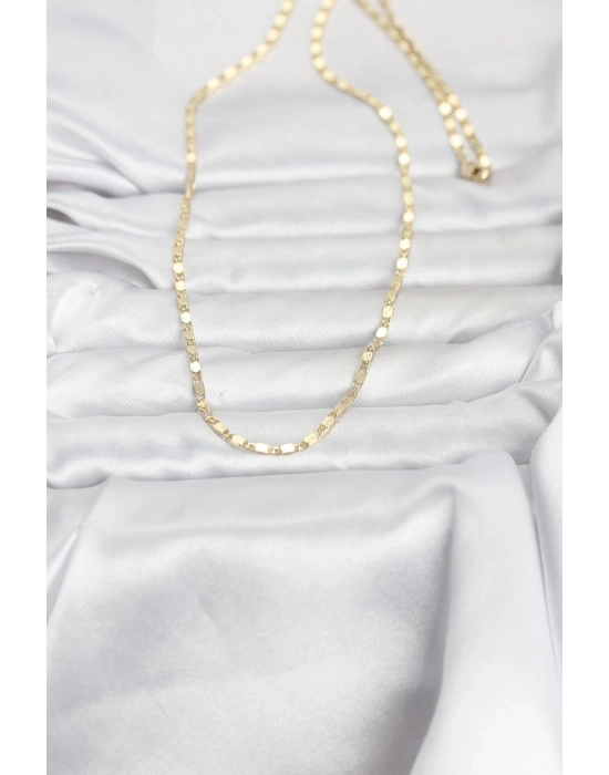 CM 14K Gold Renk Ezme Zincir 60 cm Kadın Kolye