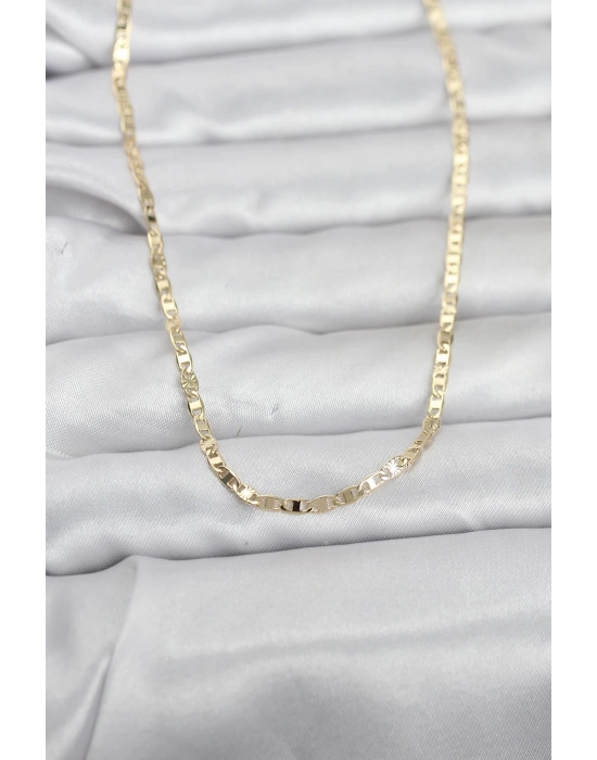 CM 14K Gold Renk Zincir Model 60 cm Kadın Kolye