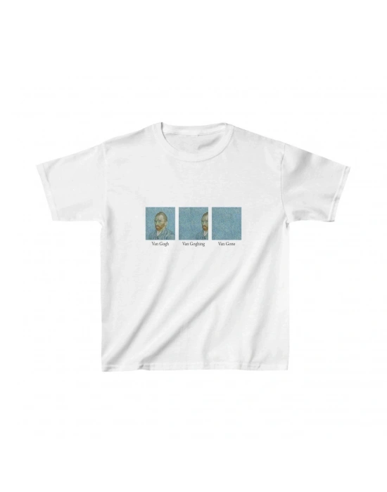 Çocuk Unisex Baskılı T-Shirt - Beyaz