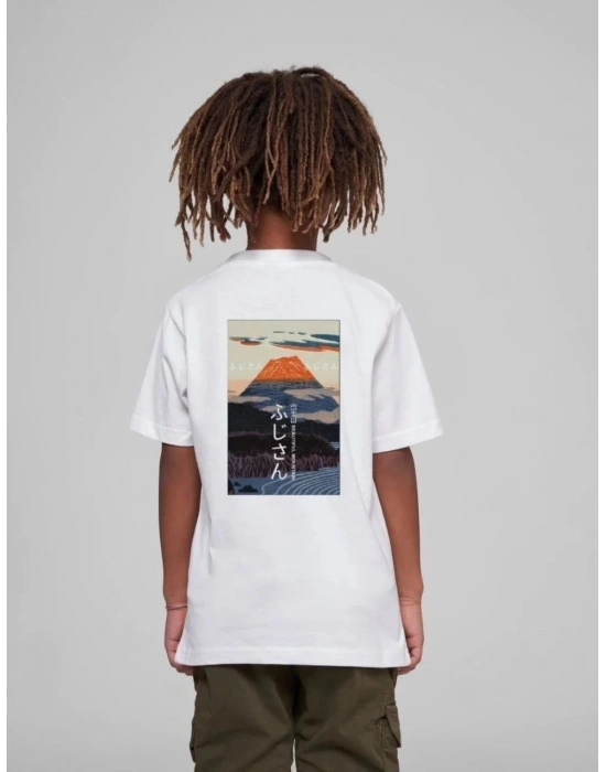 Çocuk Unisex Baskılı T-Shirt - Beyaz