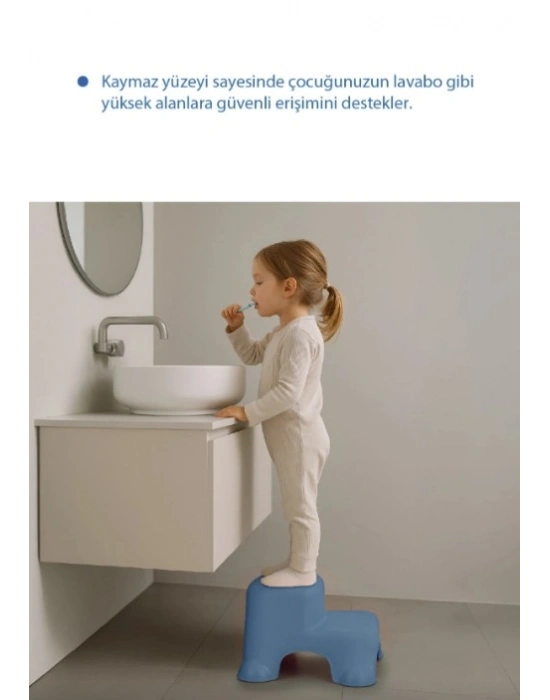 Çok Amaçlı Katlı Basamak 516 (Yeni) İndigo Mavi