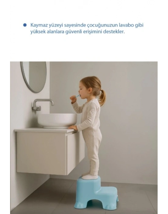 Çok Amaçlı Katlı Basamak 516 (Yeni) Soft Mavi