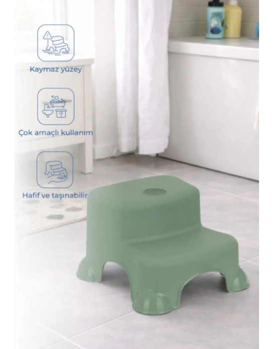 Çok Amaçlı Katlı Basamak 516 (Yeni) Soft Yeşil