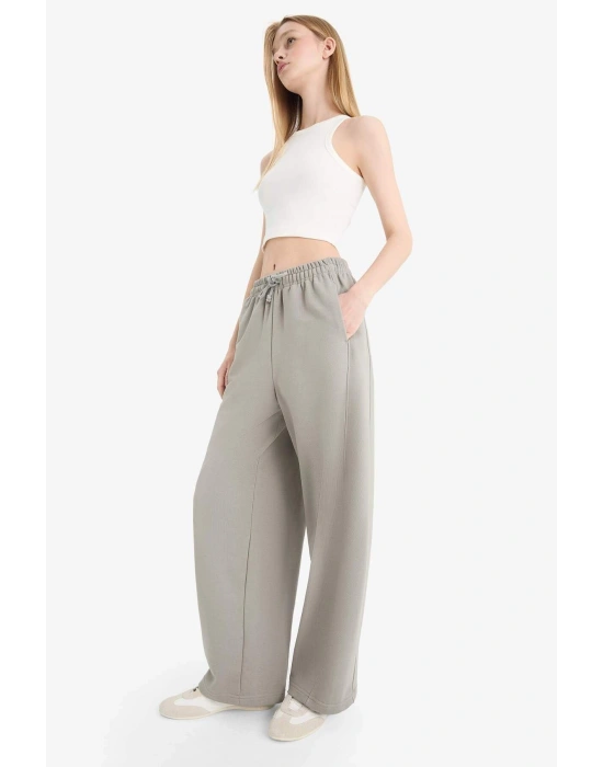 Coool Barrel Fit Esnek Belli Bağcıklı Cepli Pantolon F3364AX25SM