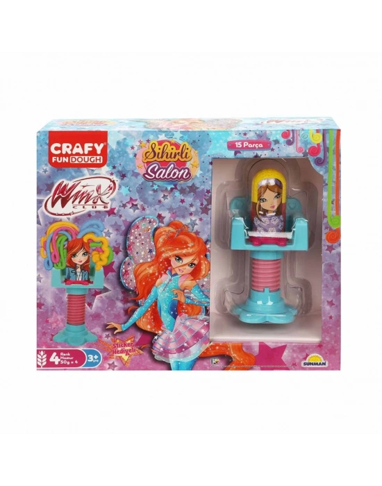 Crafy Winx Sihirli Salon Oyun Hamur Seti 15 Parça