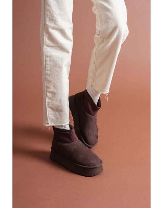 Cuen Kahverengi Süet Bot