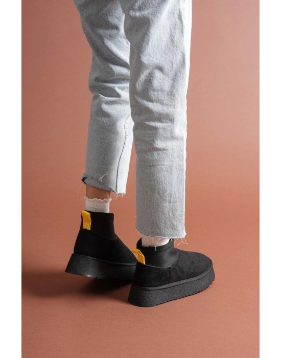 Cuen Siyah Süet Bot