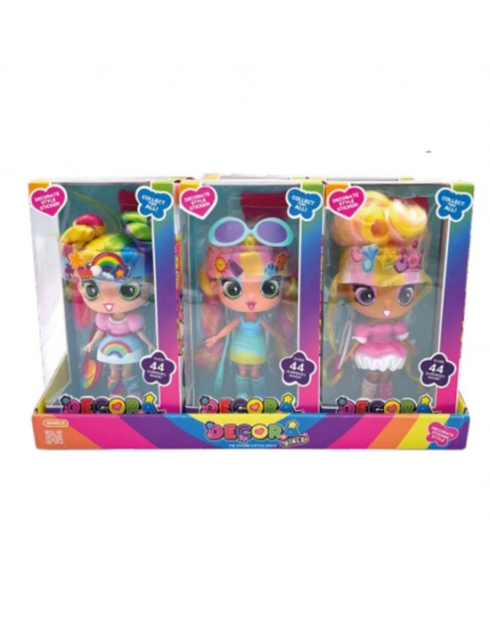 Decora Girlz Büyük Moda Bebek 13 cm