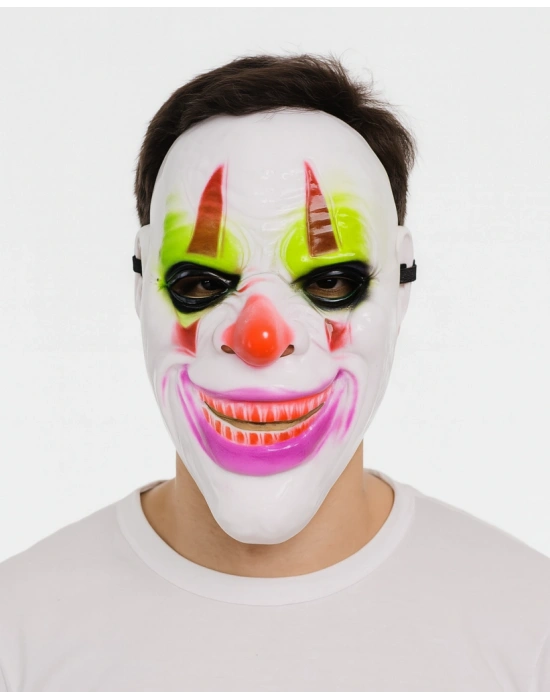 Delirten Gülüş Psikopat Palyaço Temalı Joker Maskesi