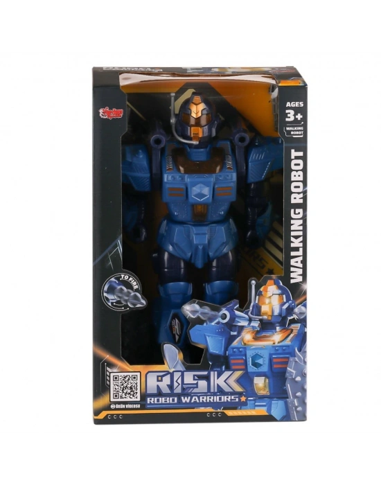 DF-6051 Işıklı ve Müzikli Roket Atan Robot- Vardem Oyuncak