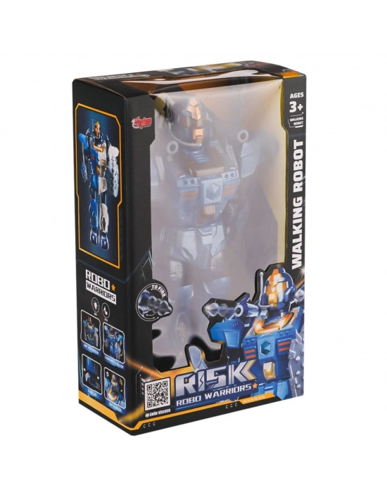DF-6051 Işıklı ve Müzikli Roket Atan Robot- Vardem Oyuncak