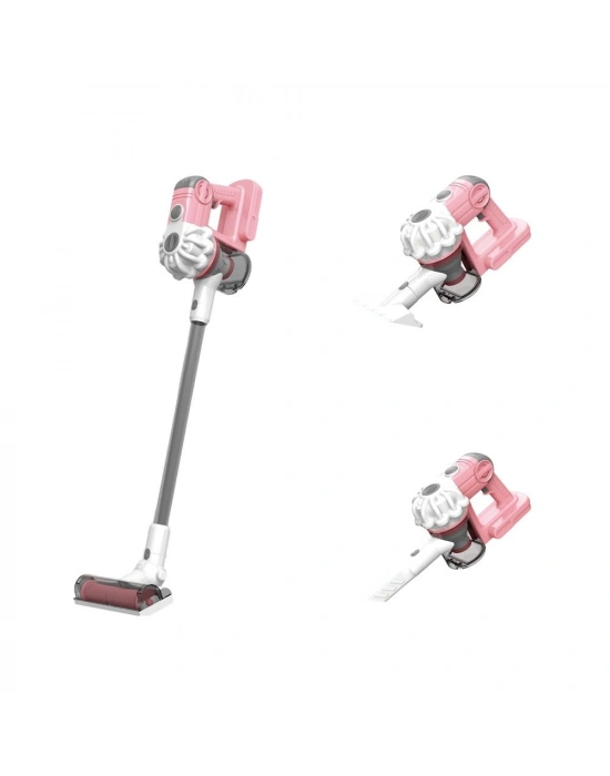 DİKEY ELEKT SÜPÜRGESİ PEMBE
