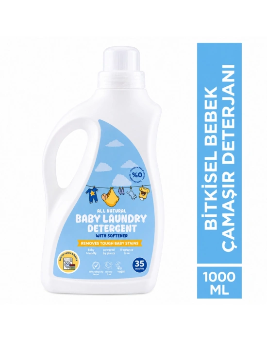 Doğal Bebek Çamaşır Sabunu Bitkisel Deterjan 1000 ml