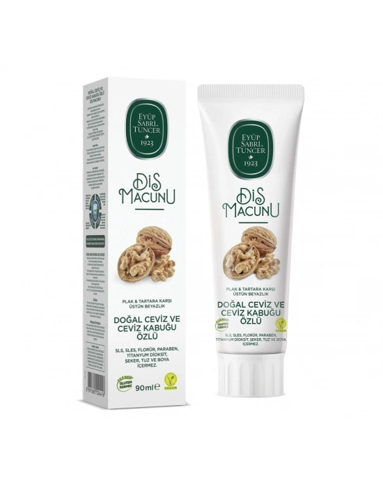 Doğal Diş Macunu 90 Gr Ceviz & Ceviz Kabuğu Özlü