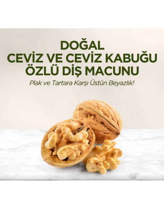 Doğal Diş Macunu 90 Gr Ceviz & Ceviz Kabuğu Özlü