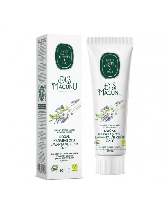 Doğal Diş Macunu 90 Gr Karabaş Otu & Lavanta ve Kekik Özlü