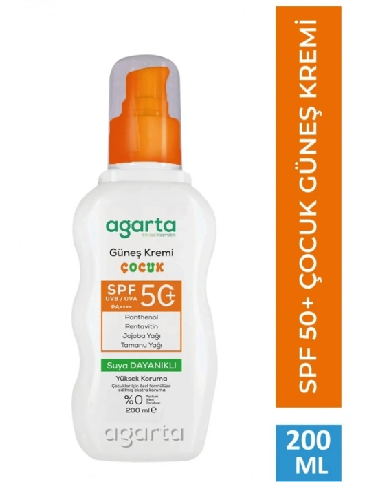 Doğal Güneş Kremi Çocuk 50 SPF 200 ml