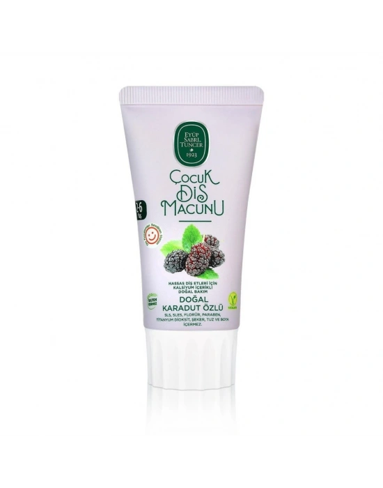 Doğal Karadut Özlü Diş Macunu 2-6 Yaş 60 ml
