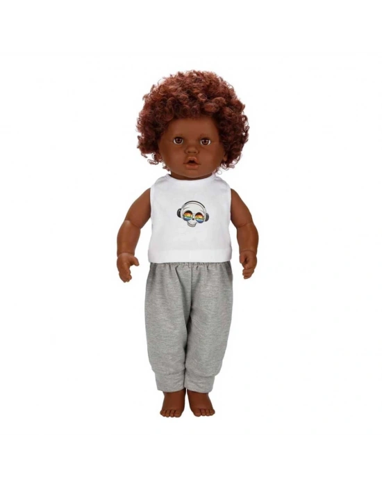 Dollzn More Dada Kıvırcık Saçlı Bebek 60 cm