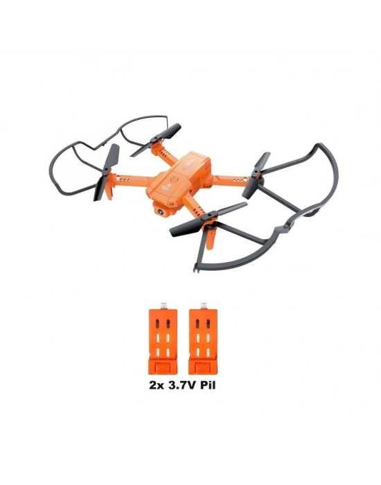 DSX-41 Kumandalı 2.4G Şarjlı Kameralı Katlanabilir Drone -Vardem Oyuncak