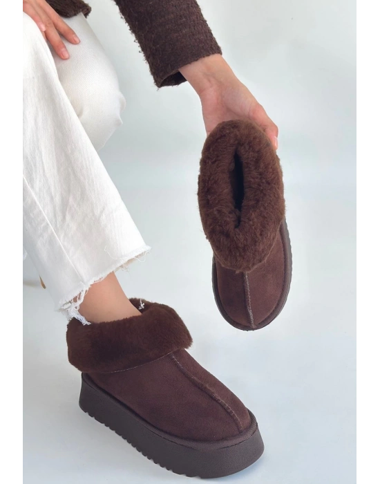 Edali Kahverengi Süet Bot