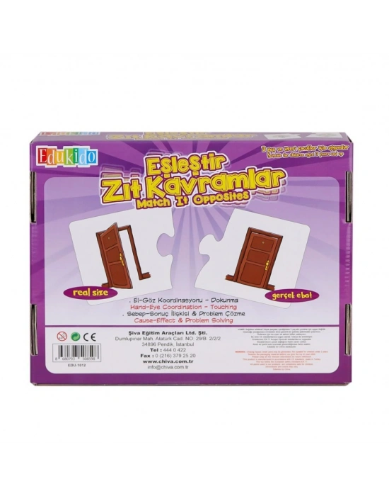 EDU-1012 Eşleştir Zıt Kavramlar -Chiva