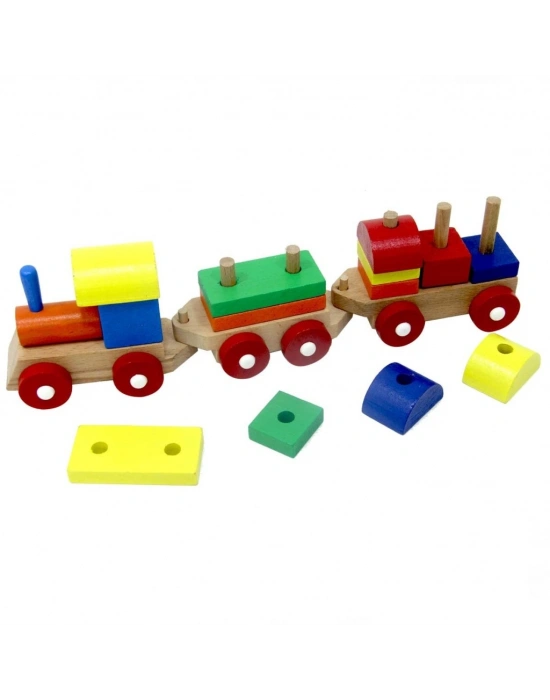 Eğitici Ahşap Bultak Tren