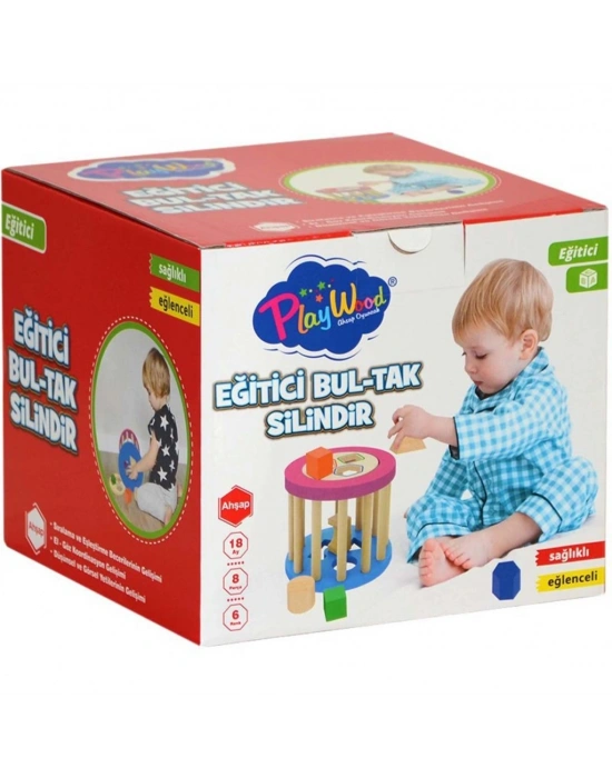 Eğitici Ahşap Silindir Bultak
