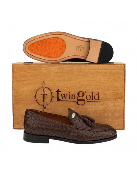 El Örgüsü Kösele Erkek Ayakkabı - TWG003