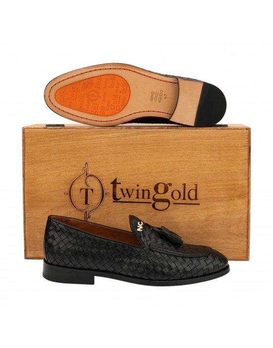 El Örgüsü Kösele Erkek Ayakkabı - TWG003