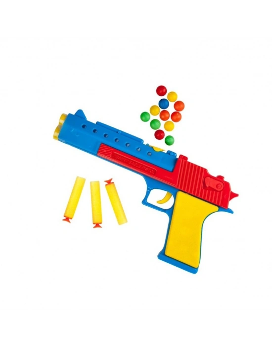 ER-132 Dart ve Top Atan Desert Eagle Tabanca  - Erdem Oyuncak