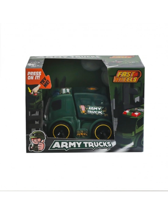 ER-246 Fast Wheels Asker Kamyonu -Erdem Oyuncak