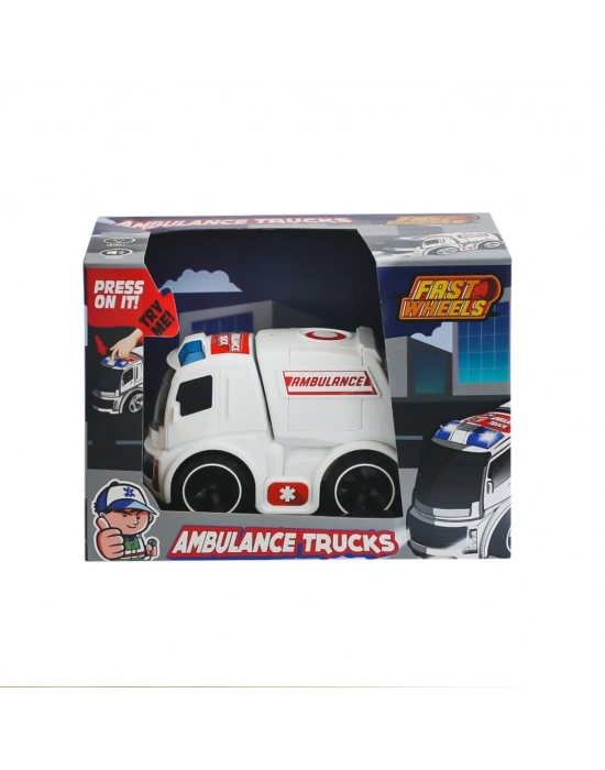 ER-247 Fast Wheels Ambulans Kamyonu -Erdem Oyuncak