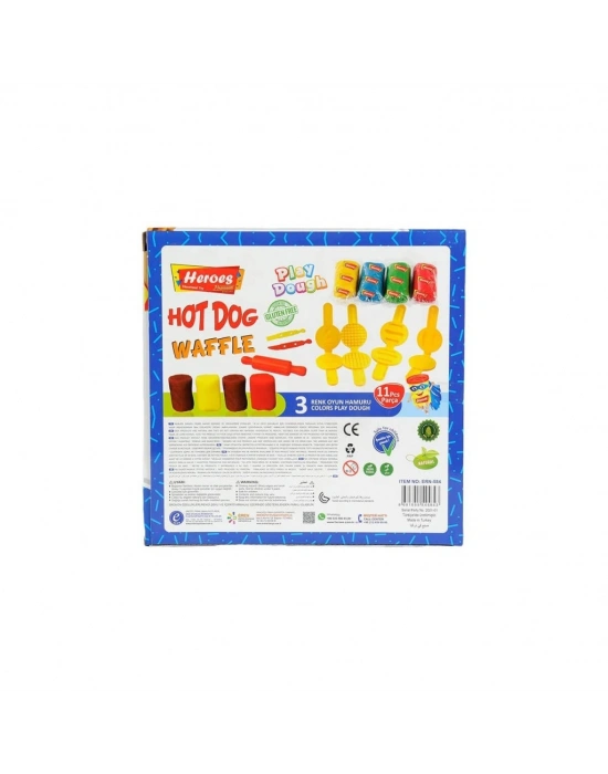 ERN-584 Orta Kutulu Burger Oyun Hamuru Seti  - Eren Oyuncak