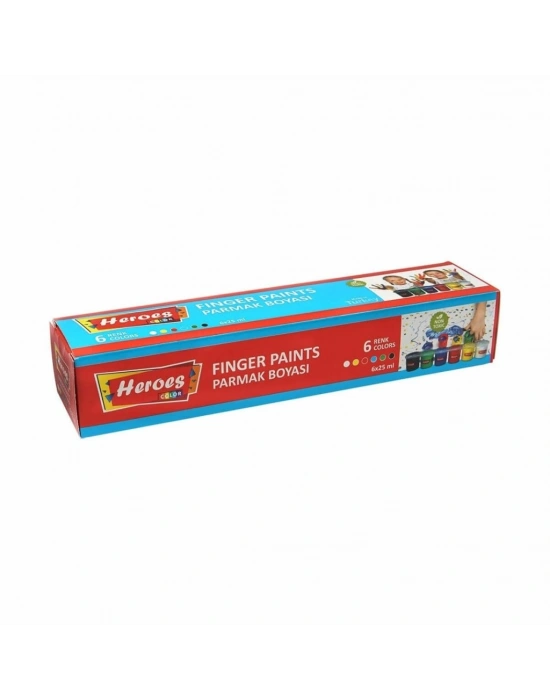 ERN-710 Heroes Color 6lı Parmak Boya - Eren Oyuncak