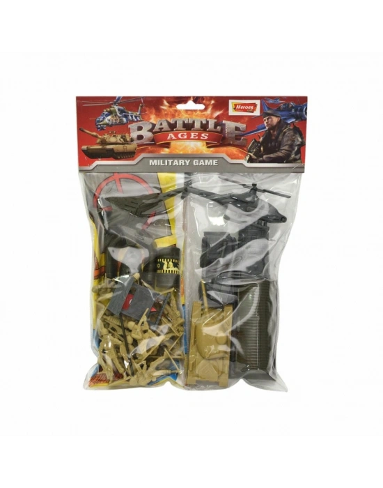 ERN-852 Toys Pvcli Asker Seti - Eren Oyuncak